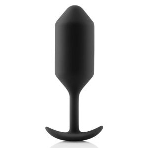 B-Vibe Snug Butt Plug 3 Zwart