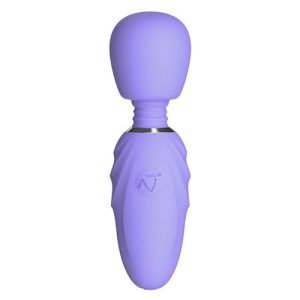 Nomi Tang - Compacte Pocket Wand Massager met 2 Opzetstukken Paars