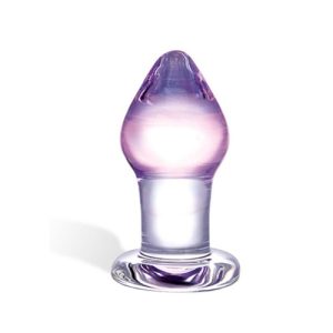 Gläs - Amethyst Rain Glazen Butt Plug