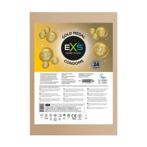 EXS Gold Medal Condooms In Gouden Ronde Folies 24 stuks