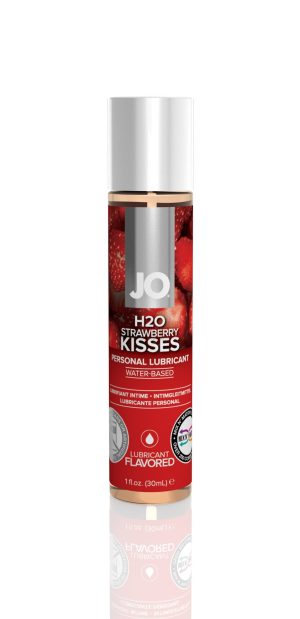 SYSTEM JO H2O Strawberry Kisses Lubricant - Glijmiddel Op Waterbasis Met Aardbeiensmaak 30ml