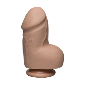 Doc Johnson Fat D - Realistic FIRMSKYN Dildo met Ballen - 6 / 15 cm