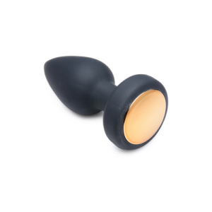 XR Brands Silicone Vibrating LED Plug - Klein