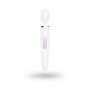 Wand-er Woman - Wand Vibrator - Wit/Chroom