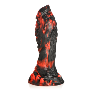 XR Brands Grim Reaper - Siliconen Dildo - Rood/Zwart