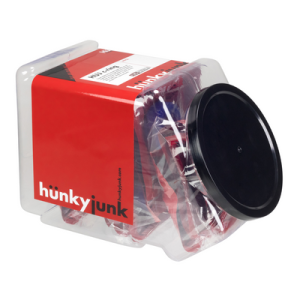 Hunkyjunk HujTub - Aanrecht Bin 15 stuks - Huj Single Cockrings - Teer / IJs / Kobalt