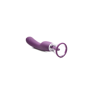 XR Brands Lickgasm - 8x Licking en Sucking Vibrator - Paars