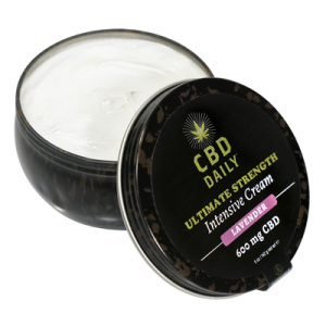 Earthly body CBD Daily Ultimate Strength Intensive Cream - Lavendel - 5 oz / 142 g