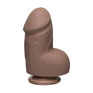 Doc Johnson Fat D - Realistic FIRMSKYN Dildo met Ballen - 6 / 15 cm