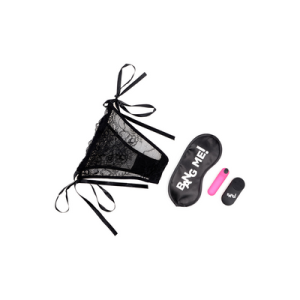 XR Brands Power Panty - Kantpanty, Bullet Vibrator en Blinddoek