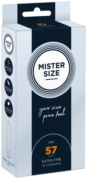 MISTER SIZE 57 - Iets Ruimere Condooms Ultradun 10 stuks