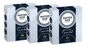 MISTER SIZE PasPakket Ultradun 49-53-57mm (omtrek 10 tot 12 cm)