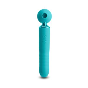 Ns Novelties - Revel Fae Wand Massager met Lucht Stimulatie Blauw