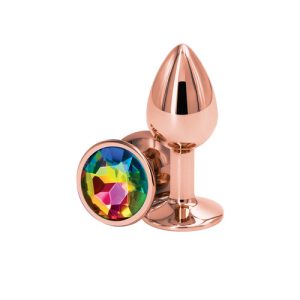 NS Novelties - Rear Assets Rose Gold Aluminium Buttplug Small