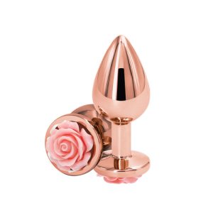 NS Novelties - Rear Assets Rose Aluminium Buttplug Medium Roze