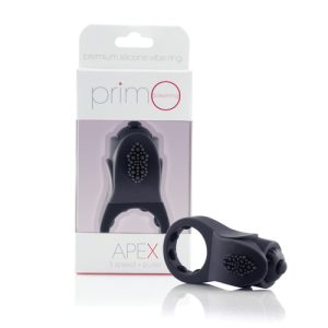 Screaming O - Primo Apex Black Vibrerend Penis Ring