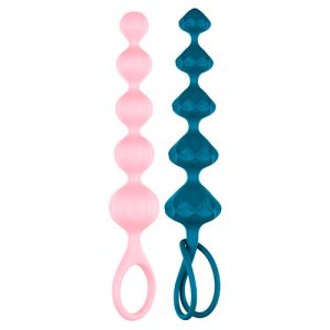 Satisfyer - Love Beads Super Soft Silicone Roze