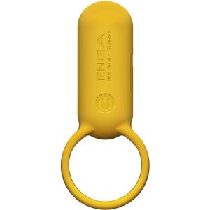 Tenga - SVR Smart Vibe Ring Krachtig Vibrerende Penis Ring Geel