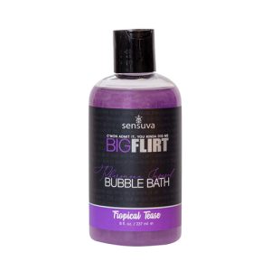 Sensuva - Big Flirt Feromonen Bubbel Badgel 237 ml Paars