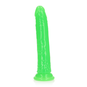 RealRock Realistische Dildo Glow In The Dark 22,5 Cm Roos