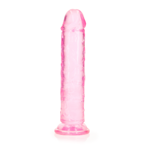 RealRock Crystal Clear Dildo 18 cm Transparant