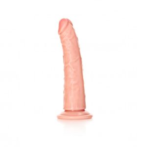 RealRock Dunne Realistische Dildo Met Zuignap huidskleur