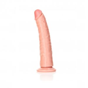 RealRock Dunne Realistische Dildo Met Zuignap huidskleur