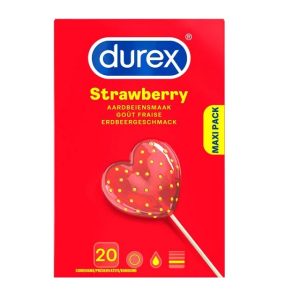 Durex Condooms Aardbeiensmaak