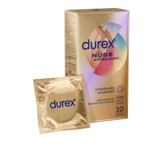 Durex Nude Condooms Extra Lube huid-op-huid gevoel (latex)