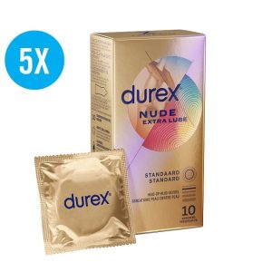 Durex Nude Condooms Extra Lube huid-op-huid gevoel (latex)