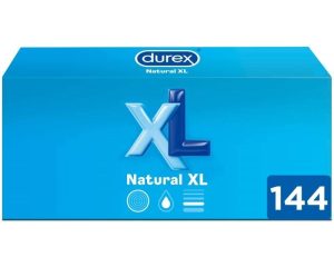 Durex Natural XL 60mm Bredere Condooms 144 stuks (grootverpakking)