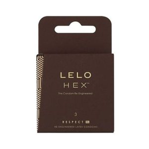 Lelo HEX Respect XL Condooms (doosje 3 Stuks)