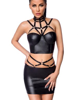 * SARESIA Kinky wetlook Gogo setje