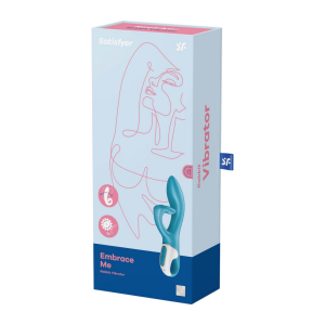 Omarm Mij - Konijnen Vibrator - Turquoise