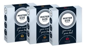 MISTER SIZE PasPakket Ultradun 53-57-60mm (omtrek 11 tot 13 cm)