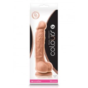 NS Novelties - Colours Dual Density Dildo 5 Inch Wit