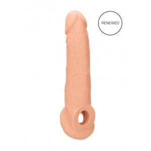 RealRock Penis Sleeve 22 cm Zwart