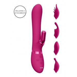 Vive Chou Tarzan Vibrator 22 Cm Roos