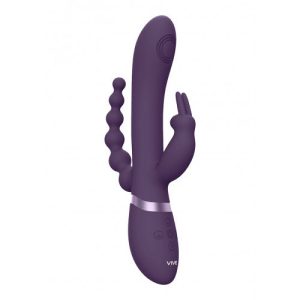 Vive Rini Vibrator Triple Fun 23 Cm Purper