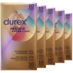 Durex Nude Condooms Extra Lube huid-op-huid gevoel (latex)