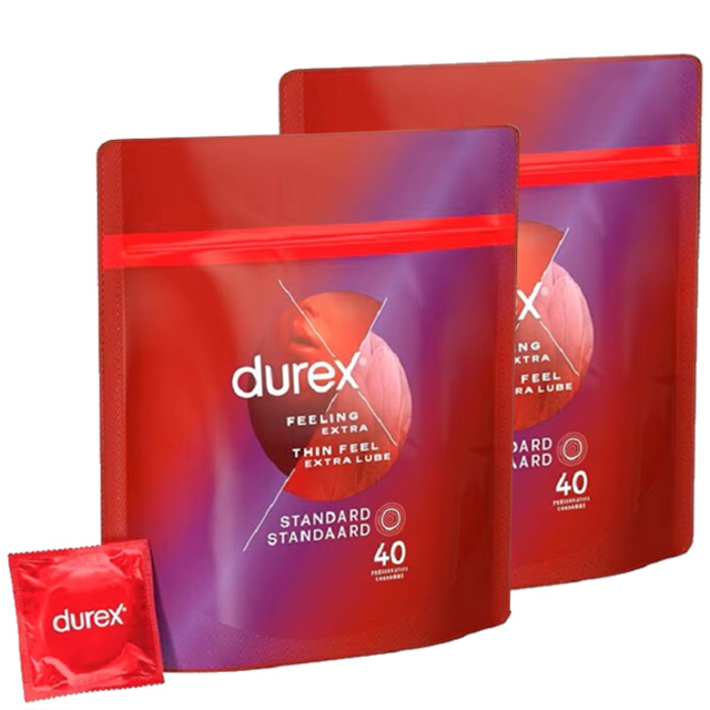 40 40 durex thin feel extra lube