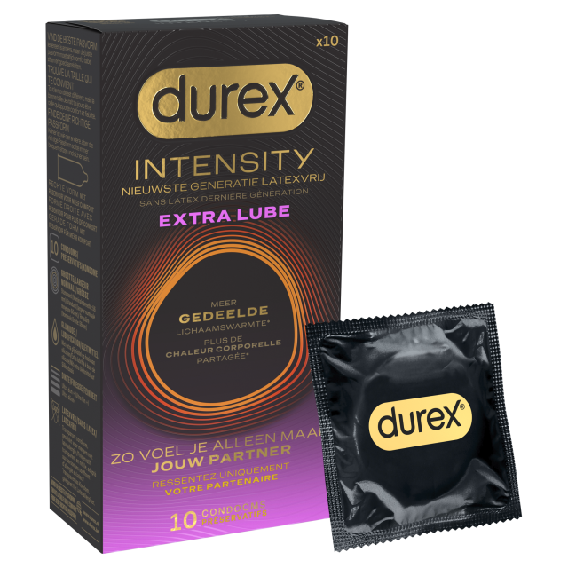 durex intensity extra lube 10 stuks