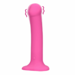 Loveline Vibrerende Dildo met Eikel en Zuignap - Medium