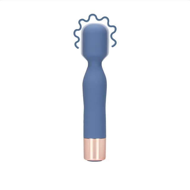 loveline mini wand vibrator blue horizon 2