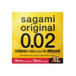 Sagami Original 0.02 - ultradunne latexvrij 61mm- Maat XL
