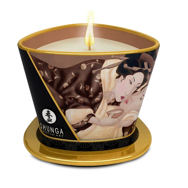 shunga massagekaars 170ml intoxicating chocolade