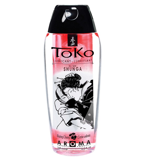 shunga toko glijmiddel zijdezacht langdurig smaakvol 165ml cherry