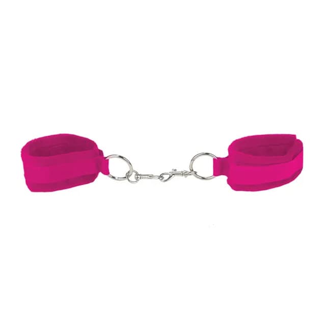velcro cuffs pink 1