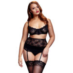 Baci - Kanten BH En Korset Met Slip OS/QS