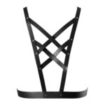Bijoux Indiscrets - Maze Net Cleavage Harnas Zwart